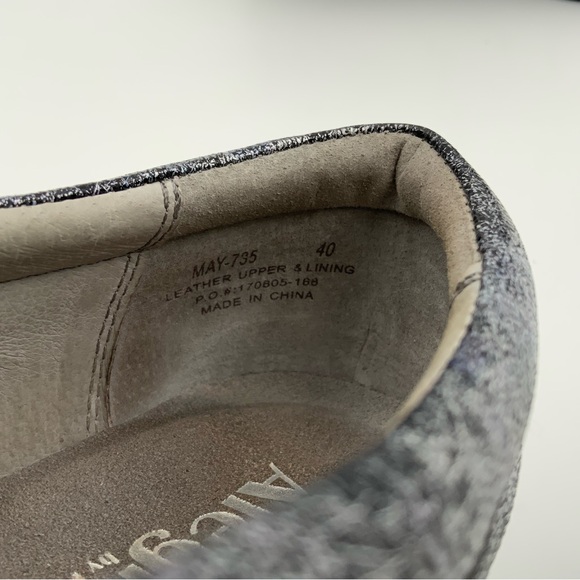 Alegria Maya Ice Ice Baby Mary Jane Style Mules. Black/Silver. Women’s Size 40. - Picture 8 of 9